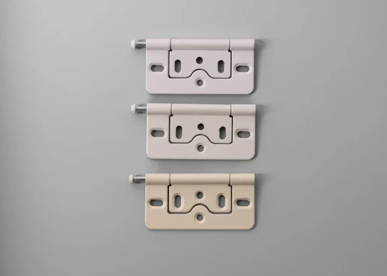 Top: Bright White hinge. Middle: Pure White hinge. Bottom: Off White hinge.