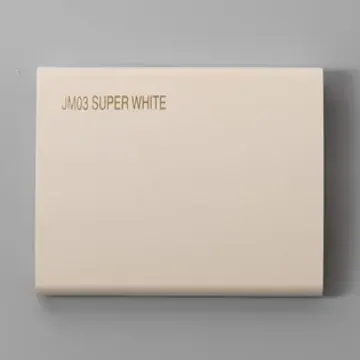 Super White basswood colour sample
