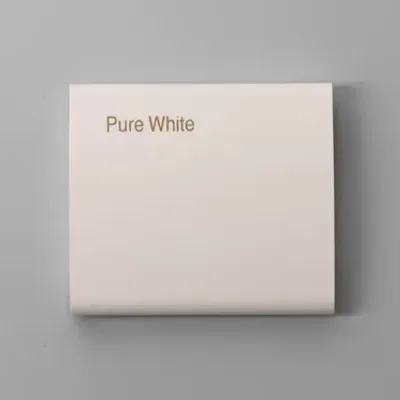 Pure White PVC colour sample
